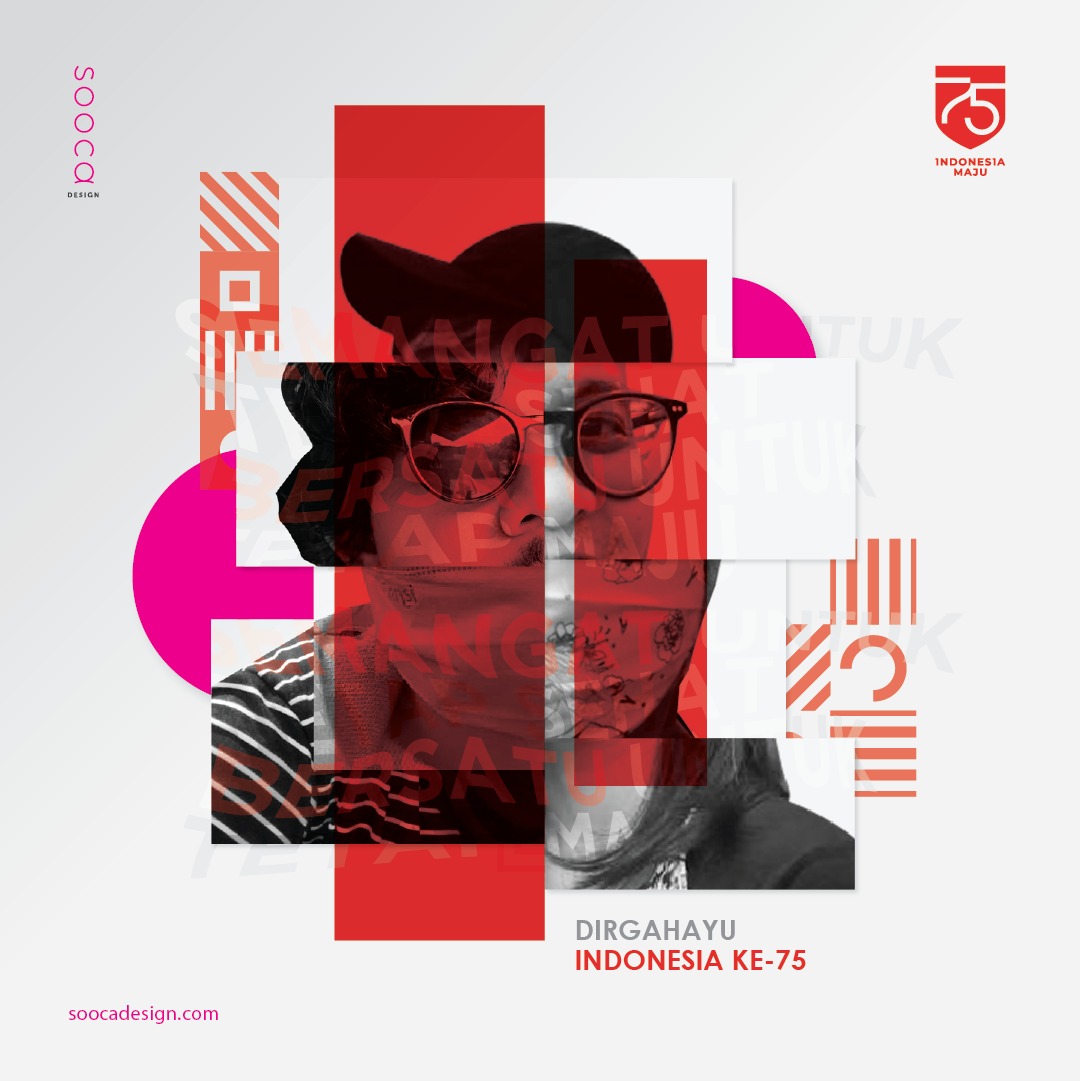 soocadesign's tweet photo. Selamat ulang tahun ke-75 Indonesiaku!

Semangat Untuk Tetap Sehat
Bersatu Untuk Tetap Maju
Kuat &amp; Berjayalah Selalu

MERDEKA!!

#soocadesign #soocagreeting #hutri75 #DirgahayuRI75 #dirgahayuindonesia #soocateam  #graphicdesignagency https://t.co/x8YD3SfZsT