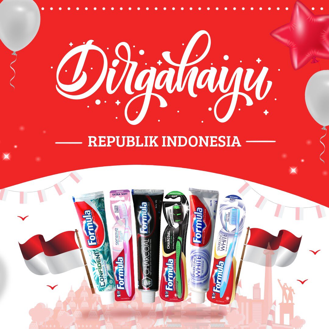 DIRGAHAYU, INDONESIA! Semoga semangat persatuan semakin membara di tiap pribadi anak bangsa!