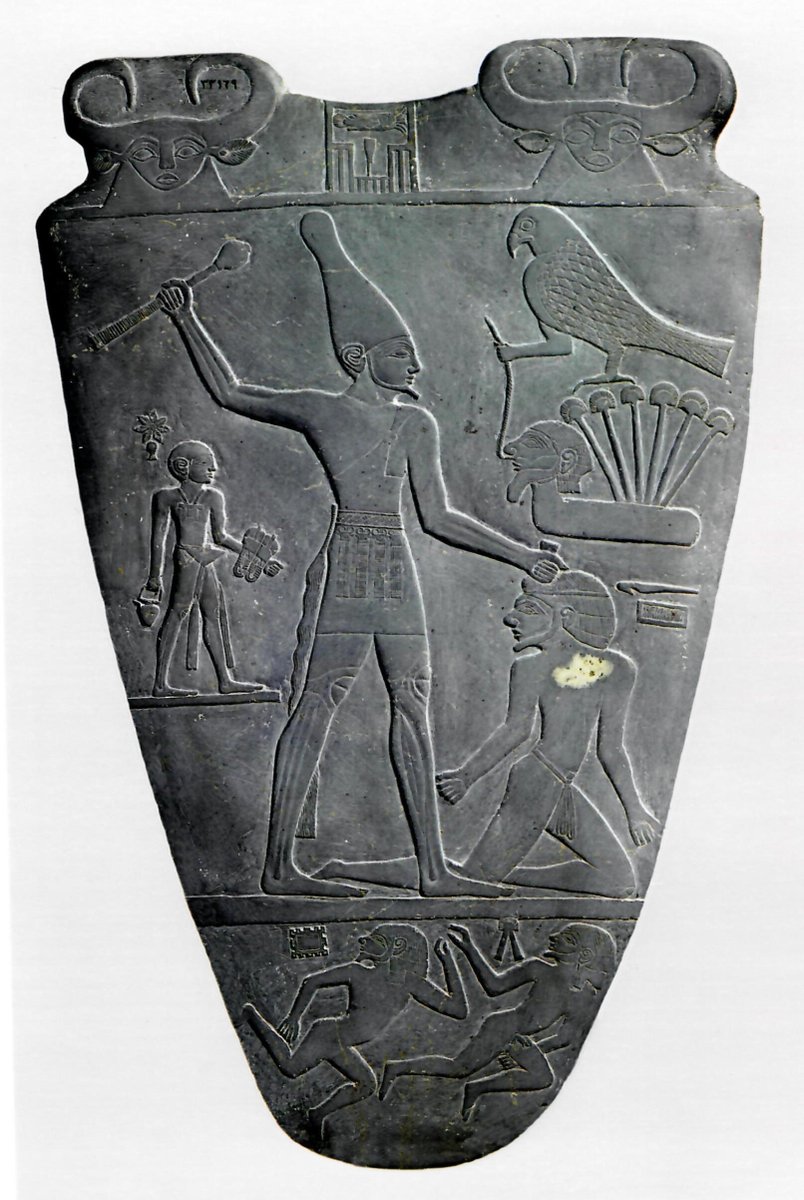 106) Why would I say this?Meet the very first Pharaoh of Egypt. He is from dynasty 0.His name was Narmer (or Menes). You may know him as the Scorpion King. He was the first to unite the lower and Upper kingdoms of Egypt.The year was 3,100 BCE.