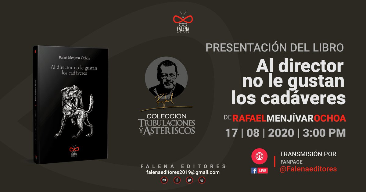 Mañana los esperamos a las 3 p. m.  en la Fanpage de Falena editores.