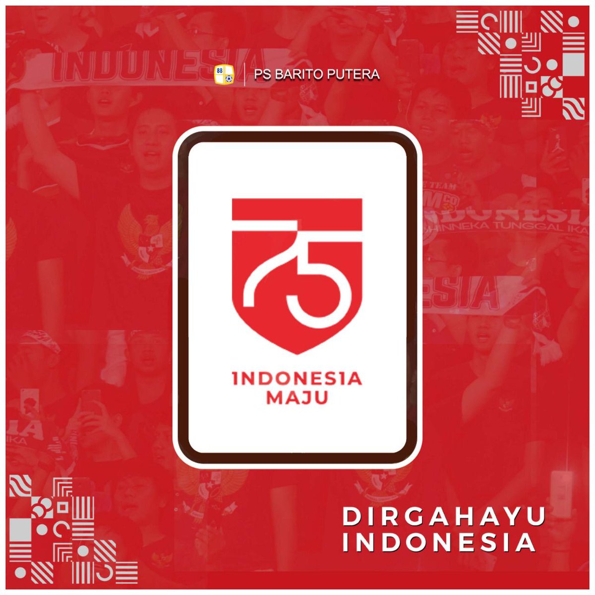 Selamat hari kemerdekaan Republik Indonesia yang ke-75,

Kemerdekaan bukan tanda untuk berhenti berjuang, tapi tanda untuk berjuang dengan lebih keras lagi.

#DirgahayuRepublikIndonesia
#BaritoPutera