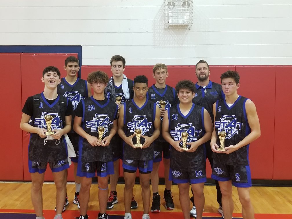 stat_elite's tweet image. STAT ELITE 13u girls, 16u boys, &amp;amp; 17u boys went to the Premier Back to School tournament and won the championship in all brackets! Way to represent!!! #STATElite #Basketball