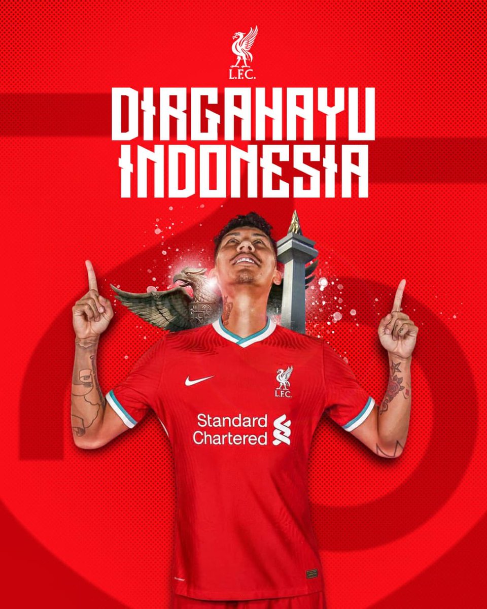 Dari Liverpool untuk Indonesia dengan penuh cinta ❤️

𝐃𝐈𝐑𝐆𝐀𝐇𝐀𝐘𝐔 𝐈𝐍𝐃𝐎𝐍𝐄𝐒𝐈𝐀 🔴⚪️

MERDEKA ✊🏽

#RI75