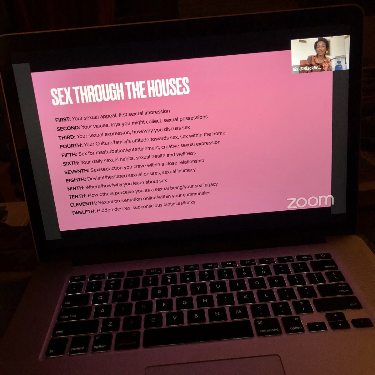 morrismichaelj's tweet photo. catching up on talks from #FVSummit2020 and LOVING @BlackWomenCry breaking down sex into ALL 12 HOUSES. this is brilliant, y’all. if you haven’t gotten an all-access pass for Fresh Voices in Astrology, believe me when I say this content is worth it: https://t.co/yBkfV4ZTnr https://t.co/naWpPI2EDx