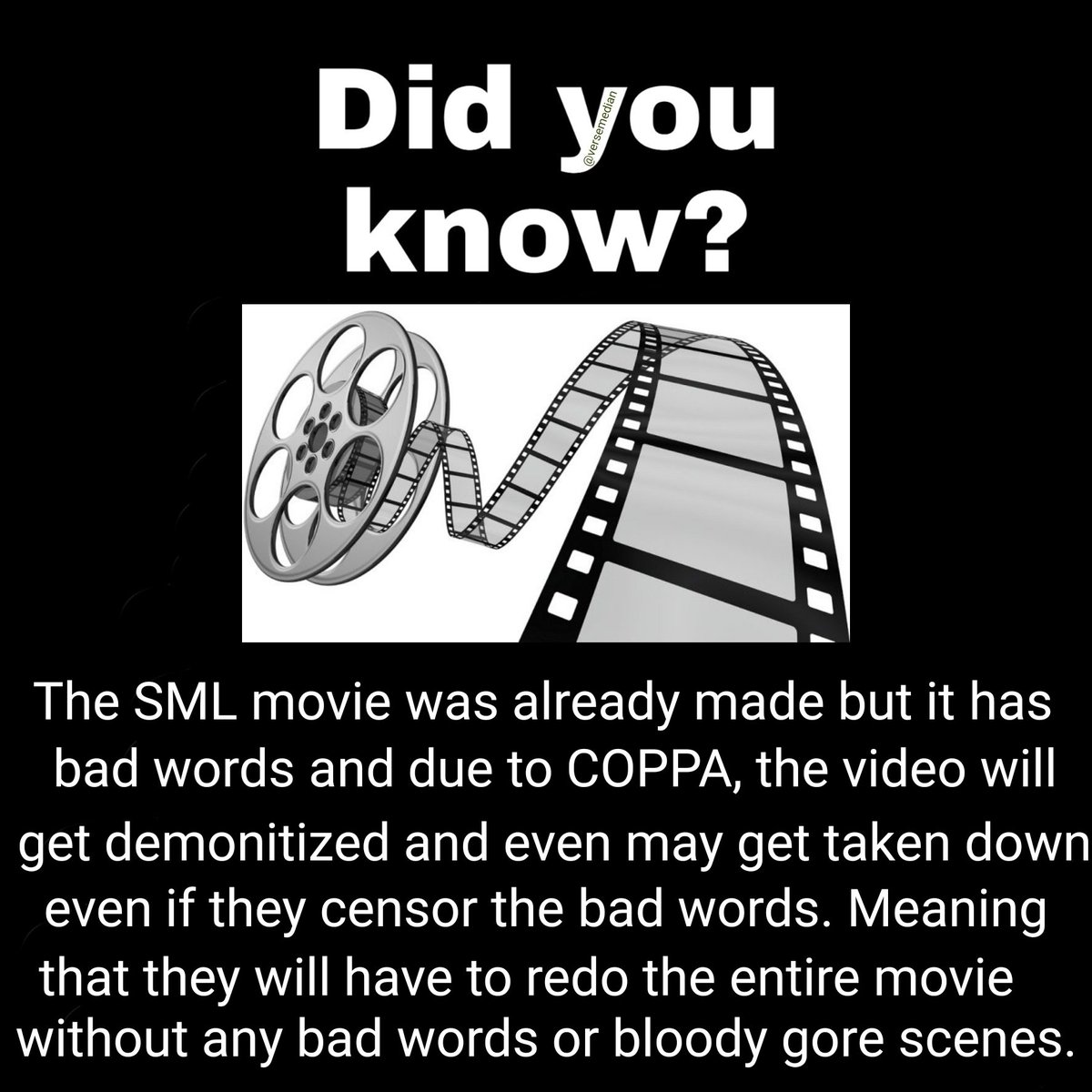 versemedian's tweet photo. COPPA is the true villian.
#sml #smlfacts #facts #memes #smlmemes #supermariologan #loganthirtyacre #news #smlnews https://t.co/9JDPNGRiy3 https://t.co/8h0wPrsWYG