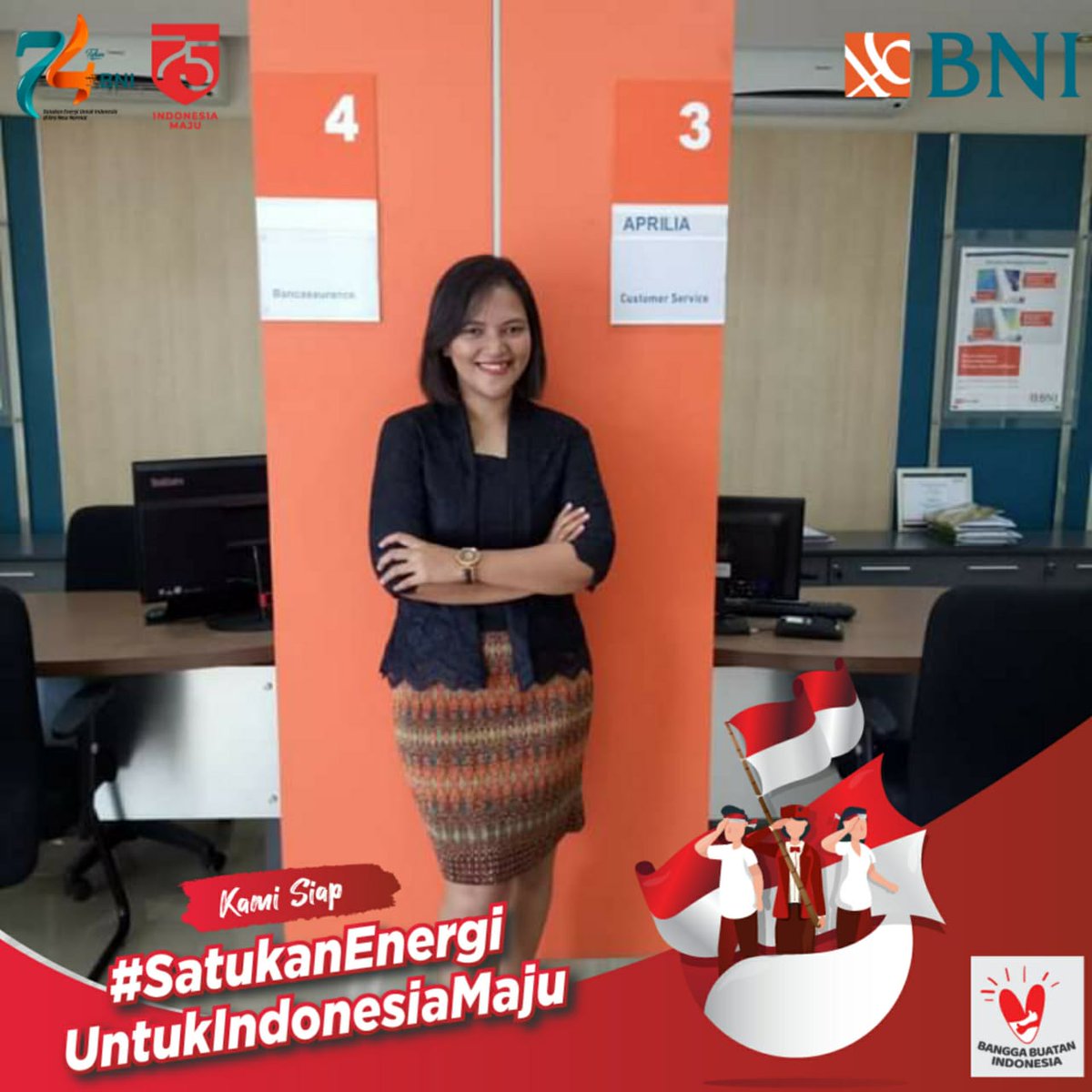 coloay_a's tweet photo. Kami siap #SatukanEnergiUntukIndonesiaMaju dan ucapan Selamat Hari Kemerdekaan Indonesia ke-75
Semoga Covid-19 cepat berlalu https://t.co/OrL6VTtAwy