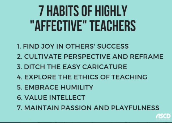 As Needles USD starts the 20-21, I want to thank my Management, Classified and Certificated Staff for ALL that you have done to prepare for this day!  You are ALL an exemplar of ASCD's "AFFECTIVE" teachers! We've GOT THIS! We will make this year GREAT for our students TOGETHER!