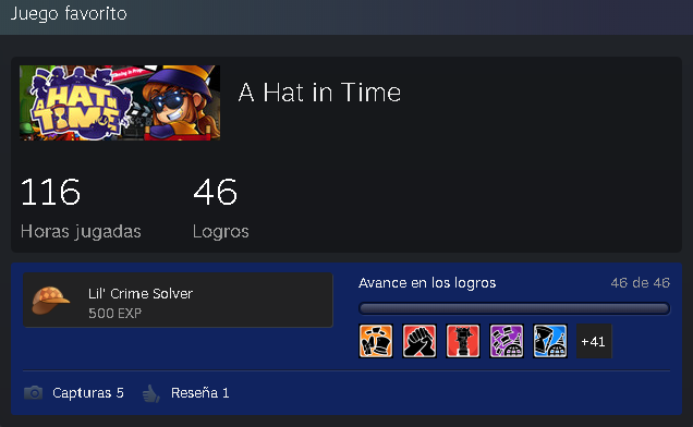 Polarsion's tweet photo. Hilo de juegos donde he obtenido el 100% de logros y rateando lo difícil que fue conseguirlos
1.- A Hat in Time https://t.co/wwY67n403P