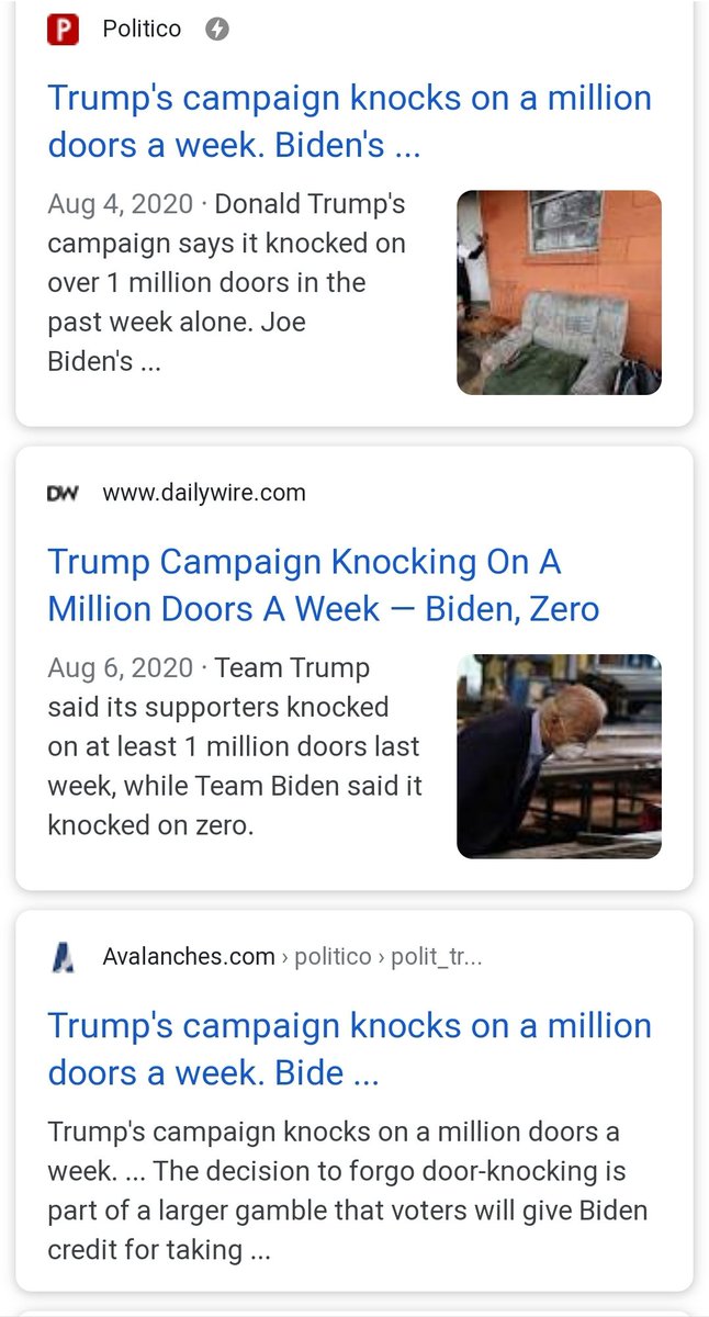 And as far as the rest of the media goes check this out. ALL these media outlets either fell for the campaign & RNC's lies, or dutifully repeated them. This is the FIRST PAGE ONLY of a search.The  @GOP has become the largest grifter organization in US history. <fin>