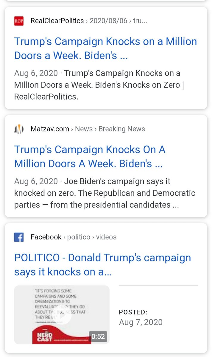And as far as the rest of the media goes check this out. ALL these media outlets either fell for the campaign & RNC's lies, or dutifully repeated them. This is the FIRST PAGE ONLY of a search.The  @GOP has become the largest grifter organization in US history. <fin>
