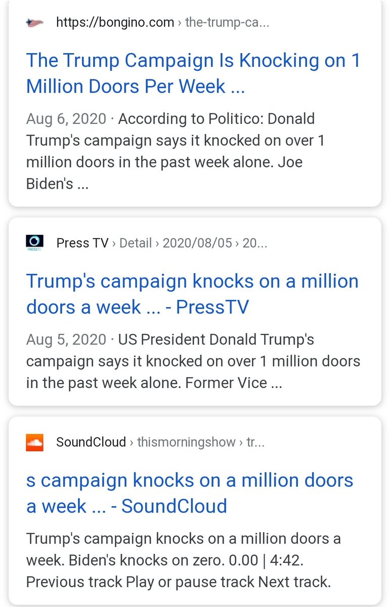 And as far as the rest of the media goes check this out. ALL these media outlets either fell for the campaign & RNC's lies, or dutifully repeated them. This is the FIRST PAGE ONLY of a search.The  @GOP has become the largest grifter organization in US history. <fin>