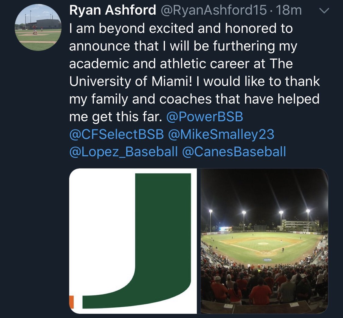 MikeSmalley23's tweet photo. Days like today make all the hours of hard work coaching worth it, after 7 hours in the sun at @PowerBSB tryouts, two of your guys commit to great schools and baseball programs. I’m going to bed happy tonight! And there’s a bunch more on the way!! https://t.co/wnWgkz0fnB