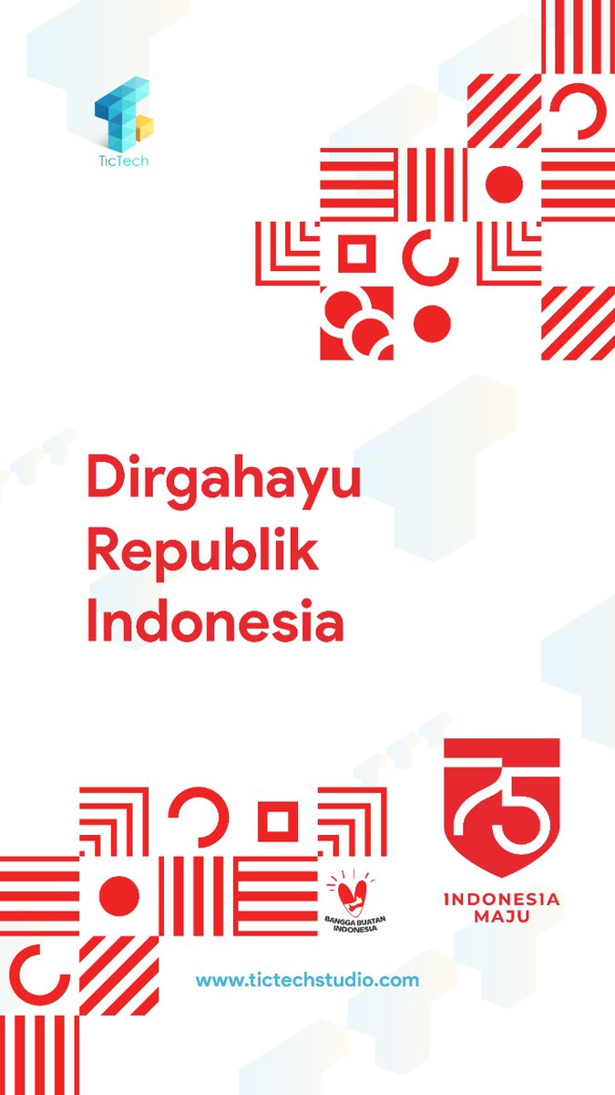 Happy 75th Independence Day, our country Indonesia 🇮🇩

#75thIndonesiaMaju #MajuBersama #dirgahayuindonesia