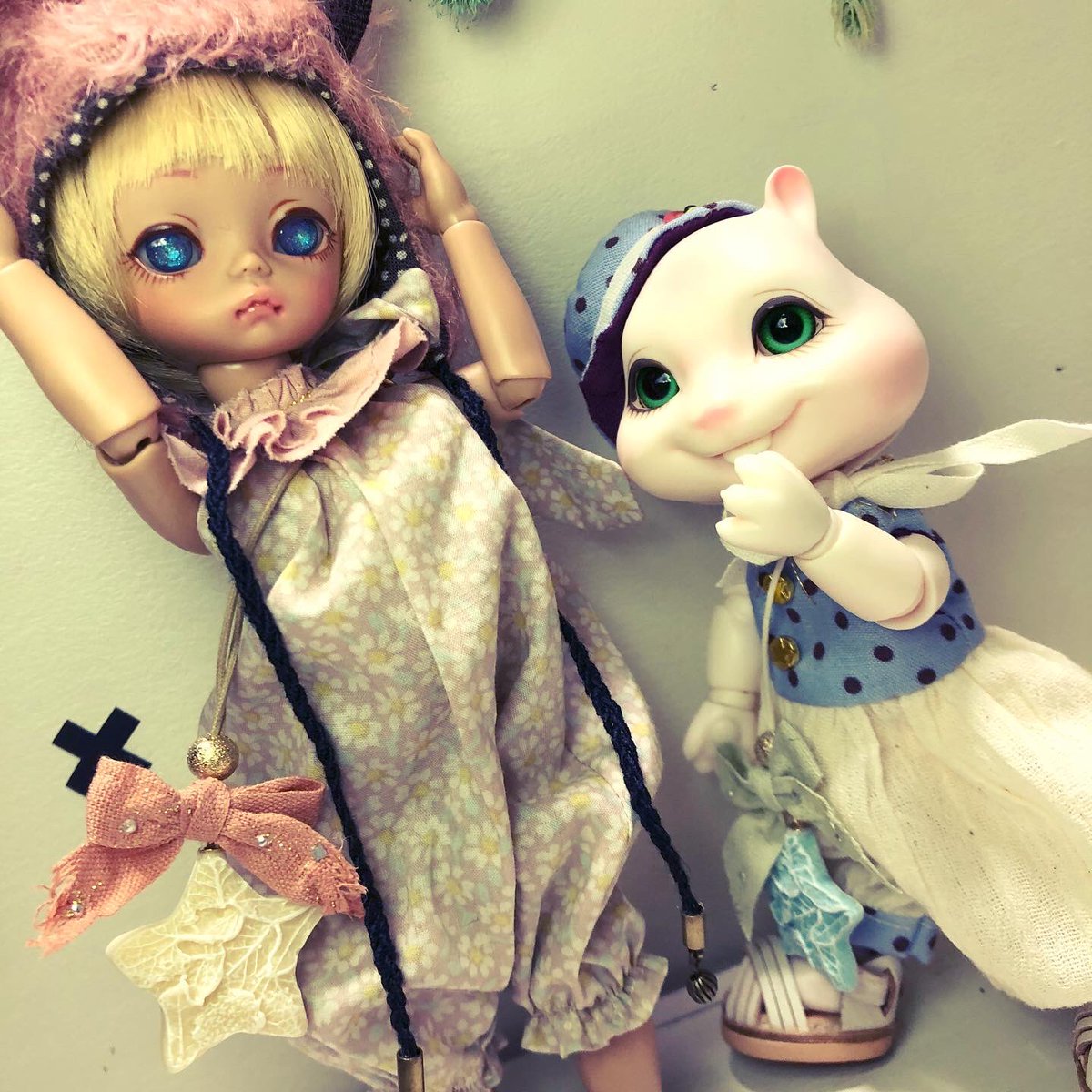 k__fullmoon's tweet photo. るふなも素敵なお洋服にお着替え!ふふふ2人ともかんわいいなぁあああ!!
risubacoさま、ディーラーさま、本当にありがとうございました!!
#risubaco #scon #imda1.7 https://t.co/HpOFlqtR7M