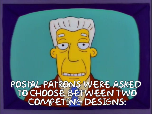 dailysimpsons's tweet image. #BuyStamps #SaveThePostalService #TheSimpsons