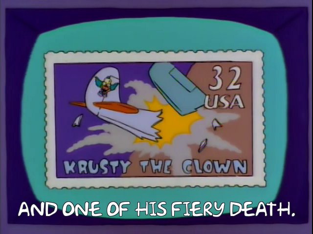 dailysimpsons's tweet image. #BuyStamps #SaveThePostalService #TheSimpsons