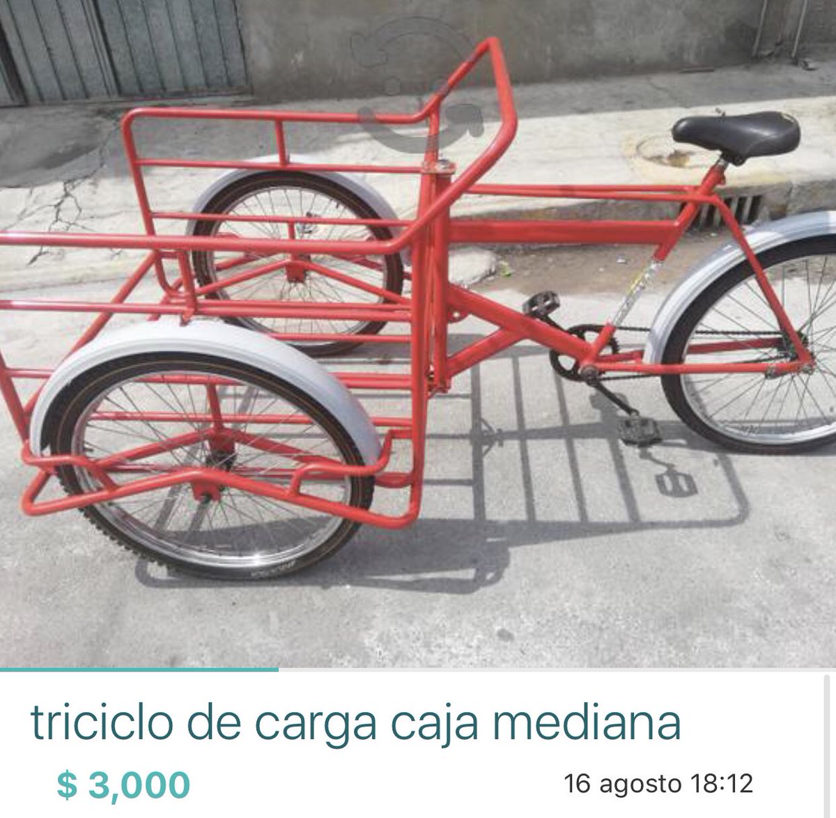 triciclo de carga usado