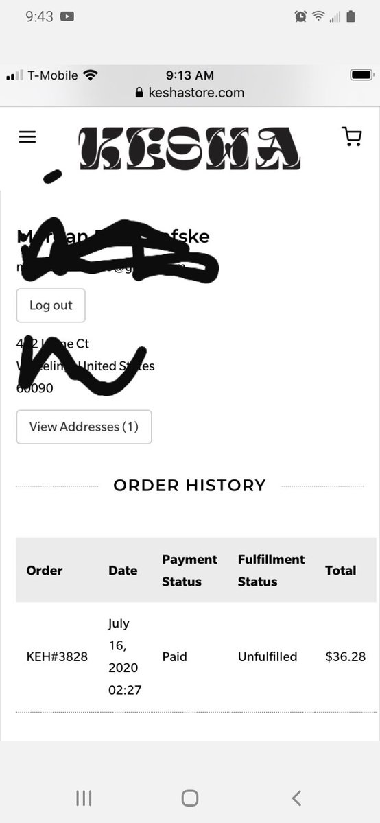 pieceofmees's tweet photo. @KeshaRose #kesha @LiveNationMerch #livenationmerch Hey so I know Corona virus and such but my mother in law ordered me a shirt one month ago.  Can I have my shirt yet? https://t.co/dojdgZAOeK