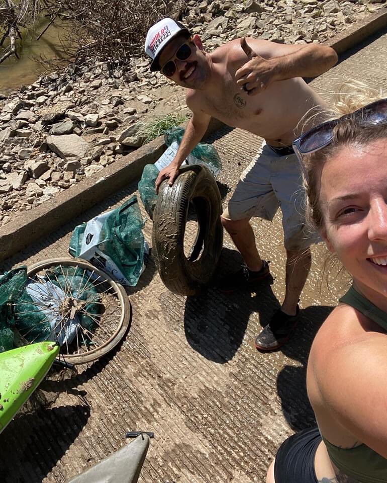 OpenSpaceSTL's tweet photo. So inspired by the photos and reports coming in from our volunteers over this first weekend of #OperationCleanStream! It was a beautiful weather weekend to be outside helping our watershed. We β€οΈour volunteers! #OCS2020 https://t.co/nDKLJHARCr