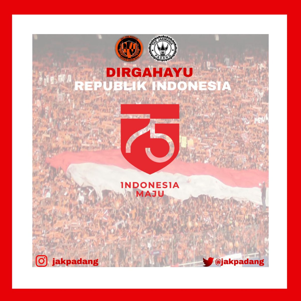 Dirgahayu Republik Indonesia ke-75 #IndonesiaMaju #HUTRI75