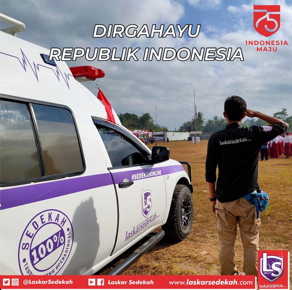 Dirgahayu Republik Indonesia

Tujuh puluh lima tahun sudah Indonesia merdeka semenjak proklamasi dibacakan oleh sang orator ulung, Ir. Soekarno.
Usia yang sudah uzur bagi seorang manusia, tetapi baru saja mulai untuk ukuran sebuah negara.