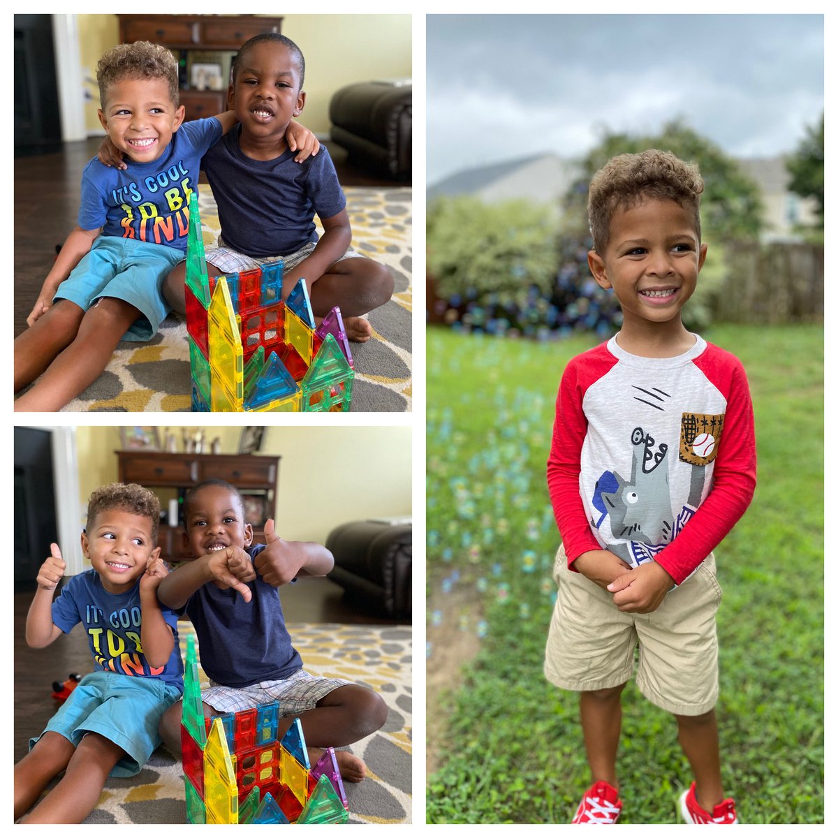 mltucker78's tweet photo. I couldn’t forget the boy....we are doing “in home preschool” for the time being. No official pics, but too cute not to share. #preschool3 #nannyshare #justthe2ofthem @lesliedanneen https://t.co/zrThut3euG
