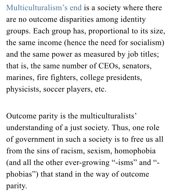 Here are a couple of addition excerpts from the essay. The author argues that multiculturalism is incompatible with “The American Way of Life”, because he’s an asshole.8/