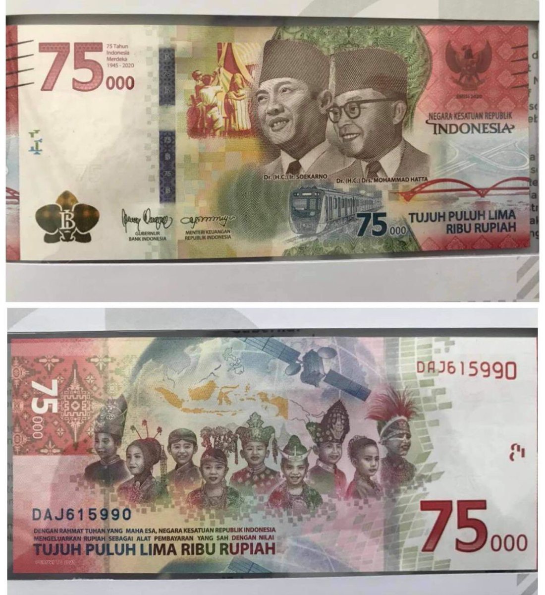 infobdg's tweet photo. Cara mendapatkan uang pecahan baru Rp 75.000

— Sebuah Utas —

Untuk mendapatkan Uang Peringatan 75 Tahun Kemerdekaan RI, masyarakat bisa menukarkan uang senilai Rp75.000 secara tunai dengan satu lembar UPK 75 Tahun RI yang memiliki nilai nominal senilai Rp75.000. (1)

#infoBDG https://t.co/SoRZJAU09O
