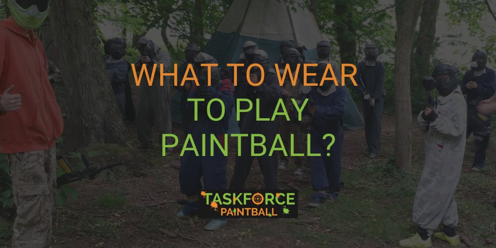taskforcepb's tweet image. 👟🥽 What to wear to play paintball? 🥽👟 

We issue what you need for your mission. You should bring old jeans/track suit bottoms, sweatshirt/jumper, flat-soled shoes / trainers with good grip or sturdy boots with ankle support. Change of clothes in case you get muddy.
