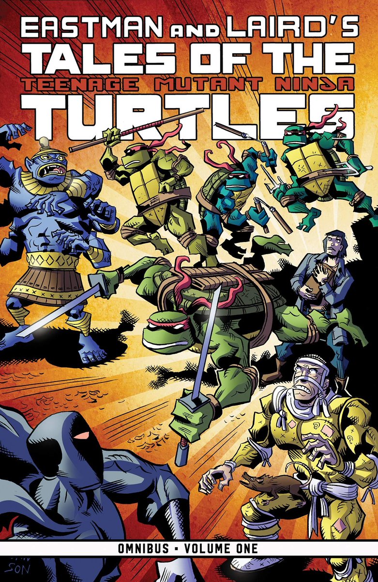 Another book of Note is Tales of the TMNT (1987), with this book running concurrently with the original, with the purpose of being the continuity book, filling in the gaps during the time the various creative teams were writing the main title, with about 77 issues being released