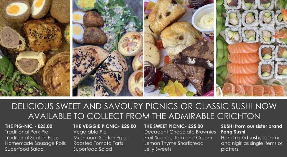 Our picnics have been flying out of the doors for the last couple for months - why not order yours for collection direct from our kitchens #picnic #treats #holiday #schoolholidays #ACshop #sushi #fengsushi #londoncaterer #wemakeevents