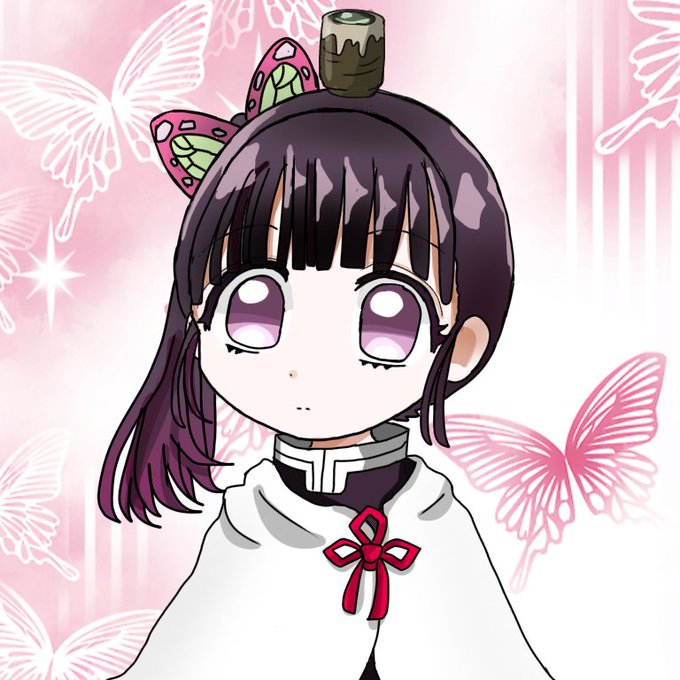 さらばさんがTwitterに投稿した栗花落カナヲ(鬼滅の刃)のイラスト。