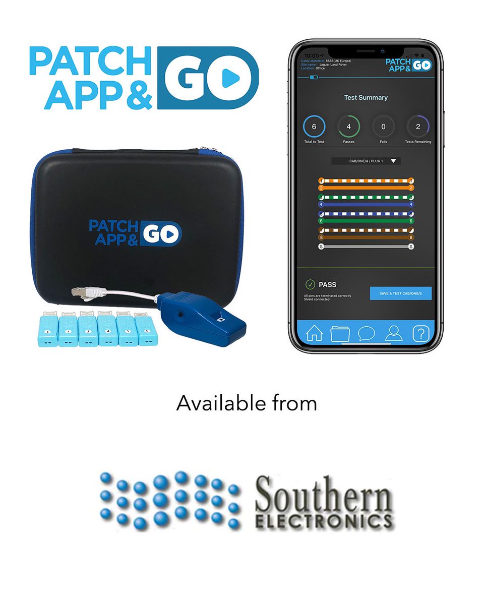 patch_app_go's tweet image. If you’re New Orleans or anywhere in the USA, you can pick up a @patch_app_go Tester from @SouthernElec from their online store 

#electrician #CCTV #smarthome #electricians #electricianlife #hikvision #cctvcamera #accesscontrol #smarthometechnology #control4 #electricianstools