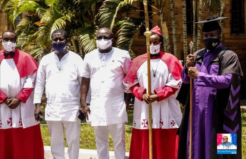 NiiBanner's tweet photo. I kicked off my campaign today dubbed "Road to Victory 2020" with a visit to The Catheral Church of The Most Holy Trinity today. The objective was to seek God's guidance, blessing and favor for the campaign journey
#Bannerman4Parliament2020
#NiiBanner4MP
#Eka_dinnn https://t.co/qLrqTtDc5Q