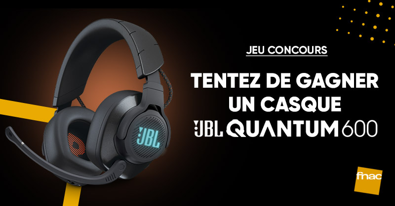 JEU CONCOURS 🎧 |Exclu Fnac: À l'occasion du lancement de la gamme de casques gaming <a href="/JBLQuantum/">JBL Quantum</a> 600, on vous offre la possibilité de le gagner 😍 Tentez votre chance : RT + follow @fnac pour participer ! fcld.ly/v6jlmi3