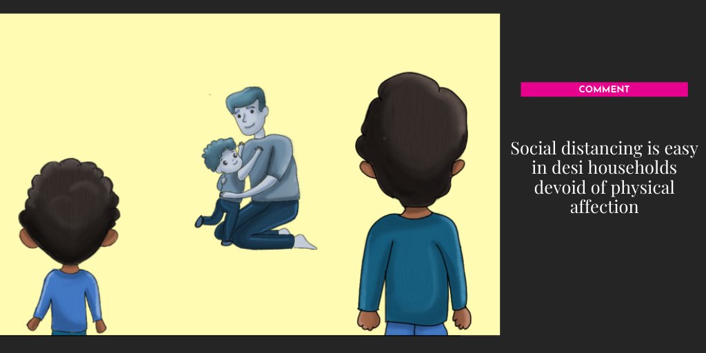 dawn_images's tweet photo. “My father would just stand still and not hug back," says Hassan, who never remembers being hugged by either of his parents.
More: https://t.co/LDvBhb7dHZ
#SocialDistancing #DesiHouseholds #PhysicalAffection #Childhood https://t.co/M4KPjOZXUu
