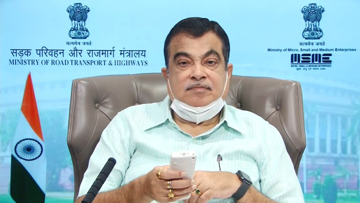 nitin_gadkari's tweet photo. Taking prosperity and economic growth forward in Manipur, laid the foundation stone of 13 NH projects and inaugurated Road Safety Project by video conferencing in the presence of CM of Manipur Shri @NBirenSingh Ji, Union Minister @DrJitendraSingh Ji &amp; MoS @Gen_VKSingh Ji. https://t.co/kzDceCL4Q5