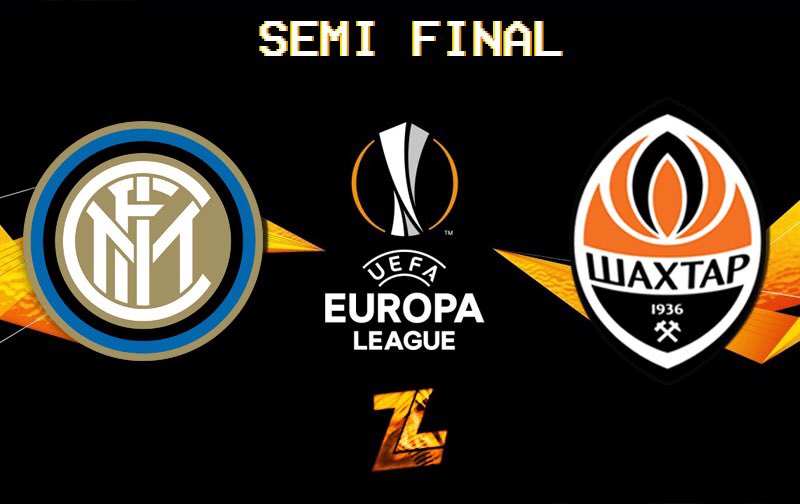 UEL SEMI FINALMondayInter Milan v Shakhtar Donetsk(20:0022:00)For the 1st time in this Europa League campaign (Shakhtar entered at the R32) The Miners go into their last 4 tie v Inter as the underdogsTwo met before in 05/06 UCL Q (1-1 A / 0-2 H) Inter Won (3-1 agg)