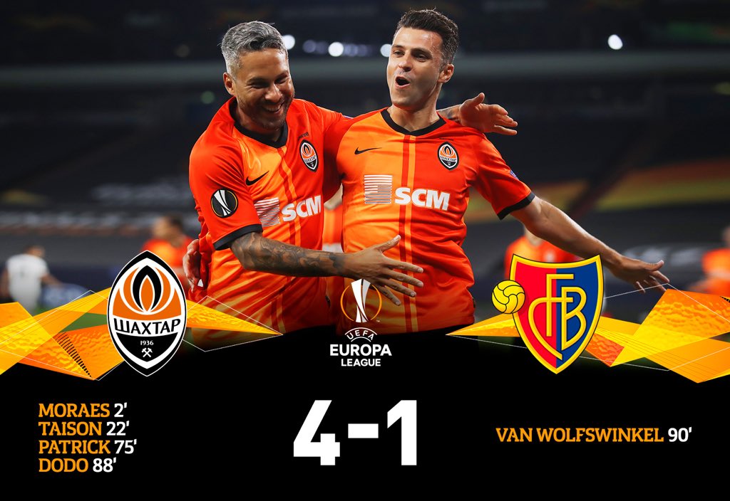 Shakhtar impressed last week as they blew Basel awayMoraes was a real nuisanceHe’s having a prolific season is Shakhtar’s key (only) forward (3 in last 2)The Brazilian born contingent all shone w Taison, Patrick & Dodo also scoring)Supplemented by a  defensive spine