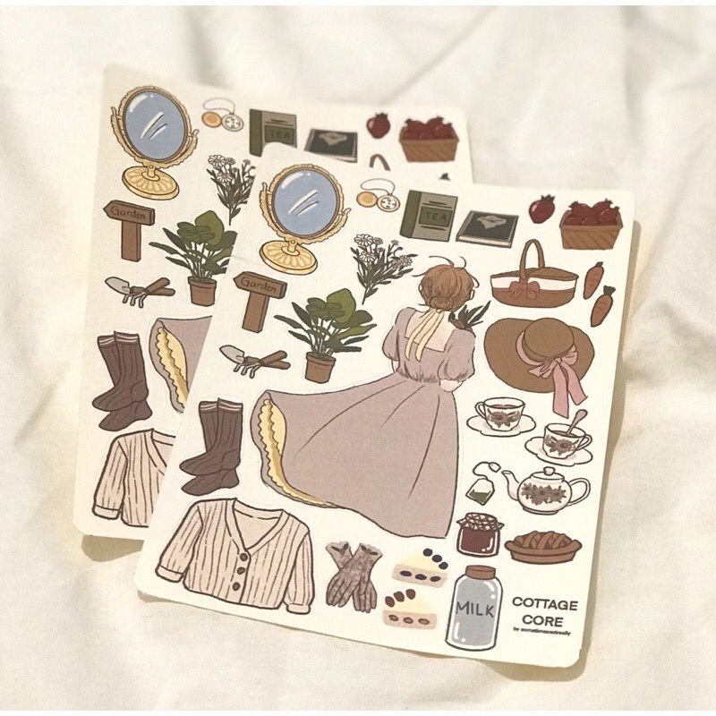 ♡ sometimes not really - illustrated sticker sheets  https://shopee.co.id/sometimesnotreally?smtt=0.0.9