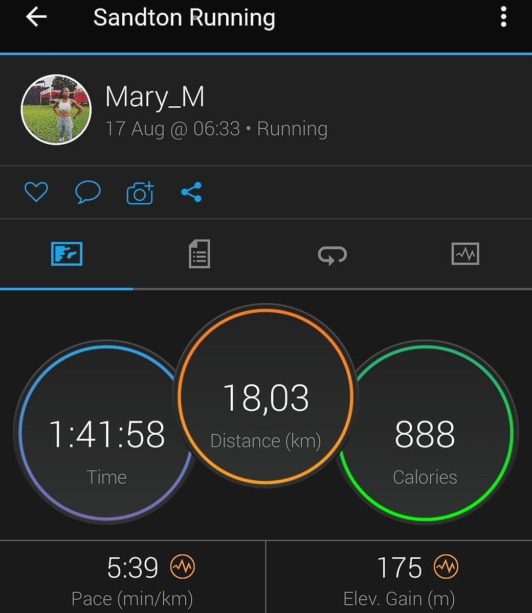 motlagaemushi's tweet photo. Strong. Solid. A good 18km morning run done on a Monday morning ππΌββοΈ888 calories.
#RunForAPurpose
#RunThroughWinter
#FetchYourBody2020 https://t.co/x5OVFrhnGg