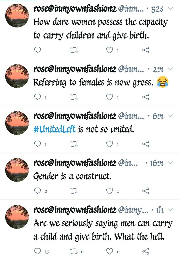 They're on a total TERF rant now...nasty