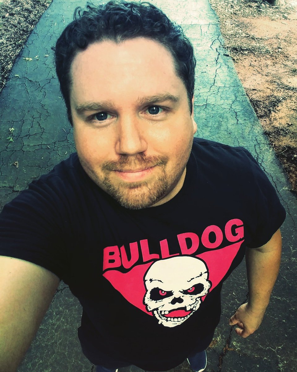 JAMMINMUSICMAN1's tweet photo. I finally got myself a #BritishBulldog 1997 #HartFoundation shirt from the good folks @PWTees 🔥 #DaveyBoySmith #WWE #BulldogForHOF #RAW #WrestleMania https://t.co/EfZC5BQUkT