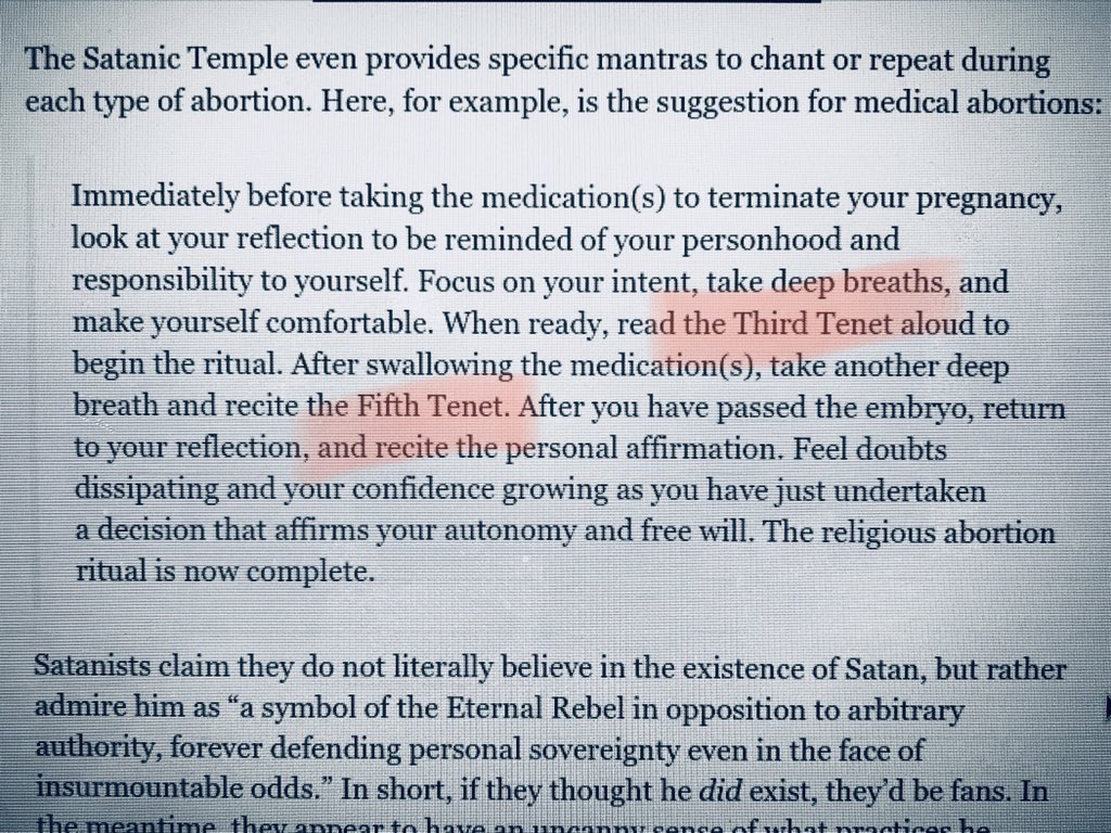 TiMEoFPoSTiNG's tweet image. #abortionisnotmurder (trending tag) — but this isn’t just ‘not’ something. 

In the context TST provides: as a #ReligiousRitual. The argument is that abortion is #MyBodyMyChoice, and viewing the procedure through a religious not just medical lens. 

Which = #ReligiousFreedom.