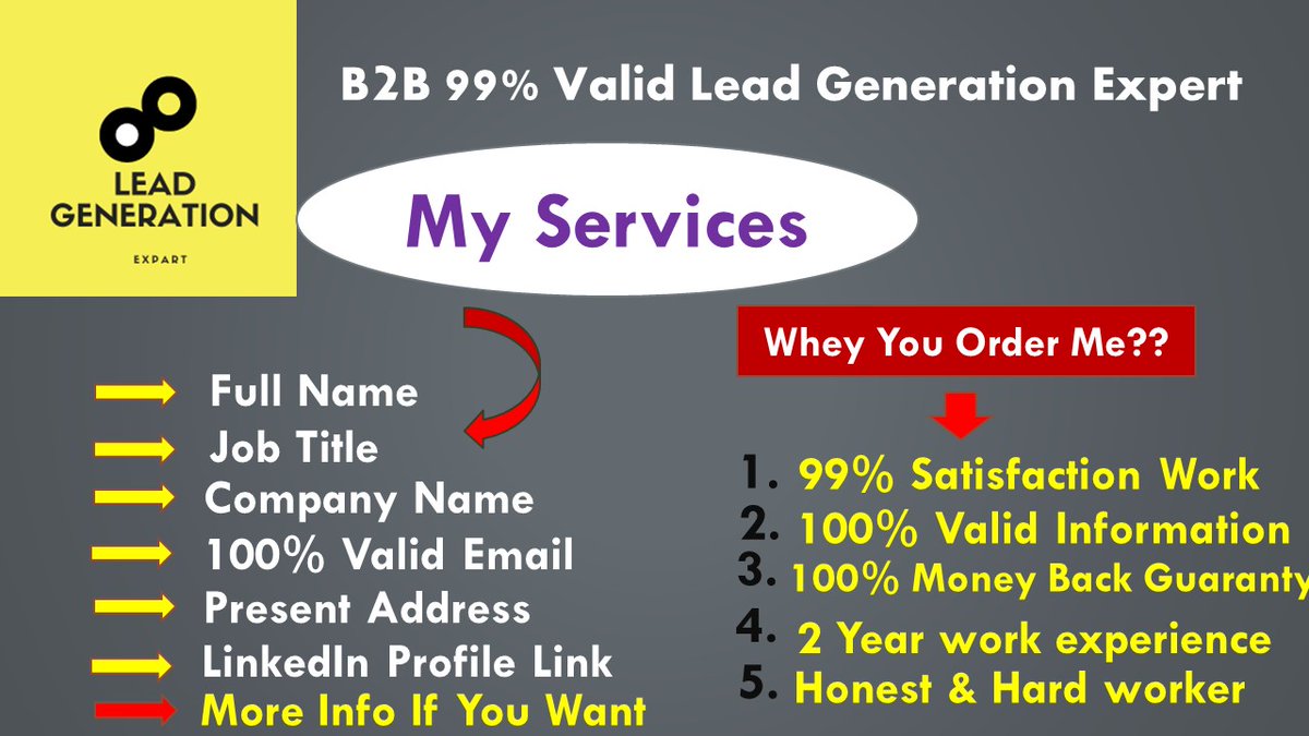 UllahRohomat's tweet photo. I'm a #B2BLead Generation, #targetedlead generation, #leadgenerationExpert. Do you need help with #B2Blead generation? I am able to help with.
I've more than 2 years of experience in B2B Lead Generation, #TargetedLeadGeneration, Lead Generation, find business email, etc.#lead https://t.co/0u1NvkYUOa