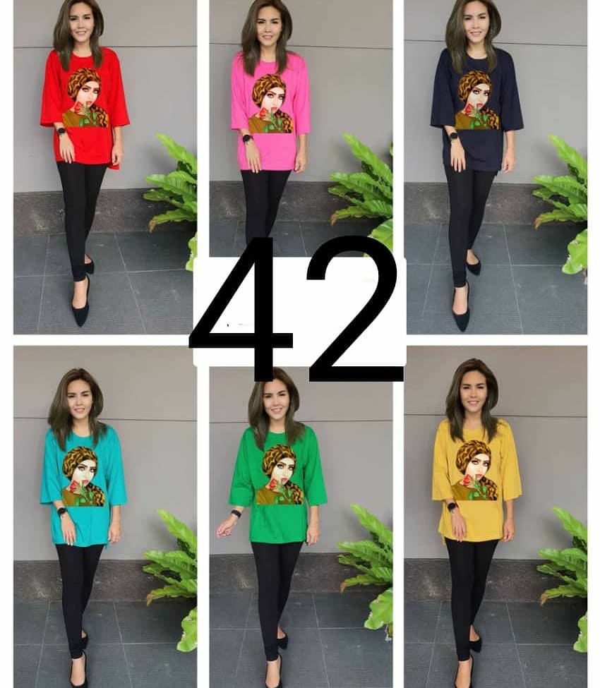 NananezzG's tweet photo. TSHIRT 42

RM27/HELAI
POS RM8SM/RM12SS

MATERIAL : COTTON 

FREE SIZE (FIT TILL L)
..
MEASUREMENT (INCH)
...
SHOULDER 19"
BUST 42 "
ARMPIT 18"
SLEEVE 15"
LENGTH 27"
.
#baju #skirt #skirtmurah #skirtmurahmalaysia #skirtmuslimah #skirtlove #skirtlabuh #juallongskirt https://t.co/hEBS9omdwC