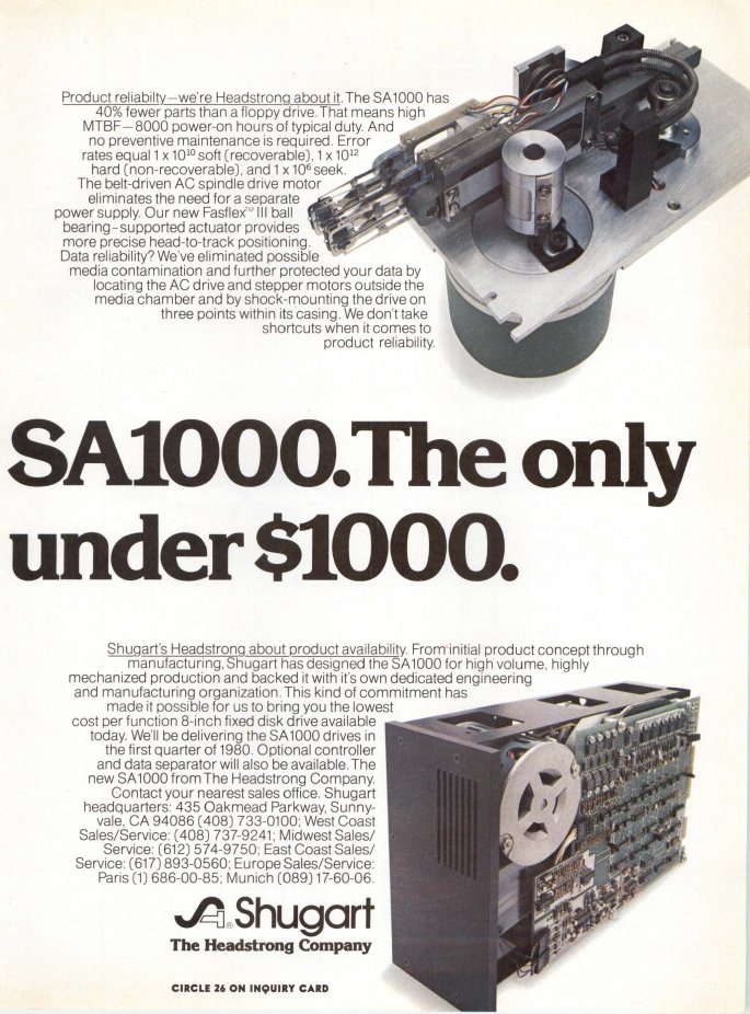 this Shugart hard drive ad from 1979 sure has some nice pictures.