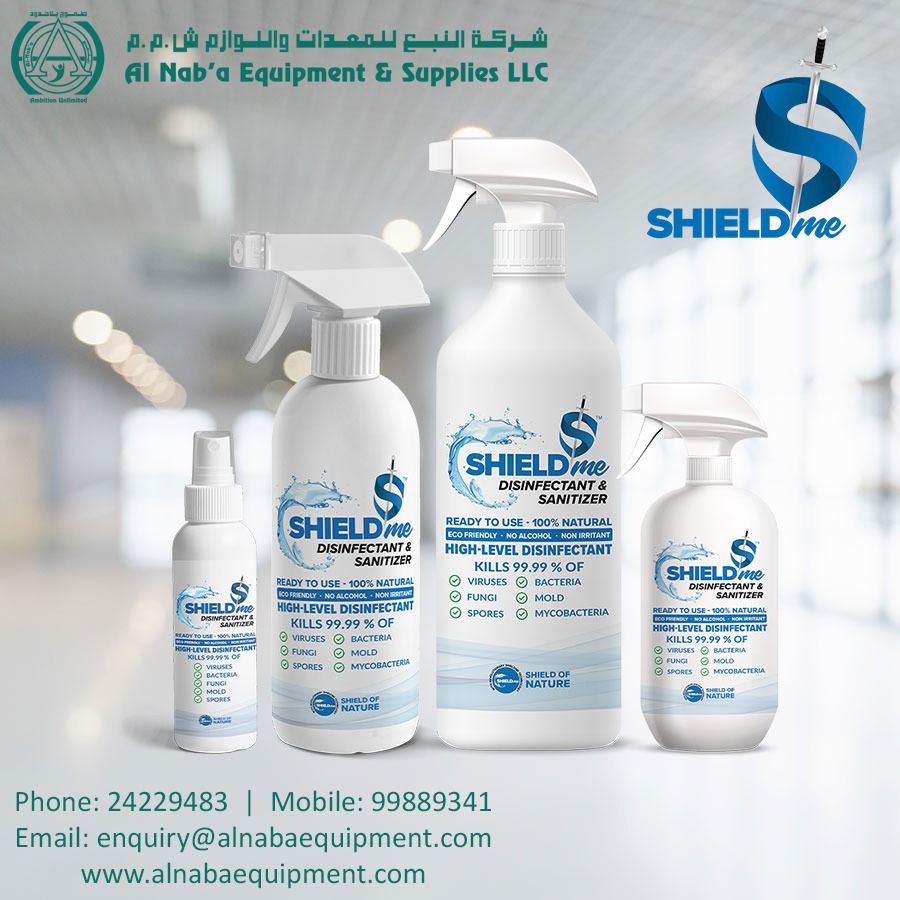 Alnabaequipmen1's tweet image. #Shieldme #Disinfectant #Sanitizer
Now available in Stock!!!
Contact us for more details...