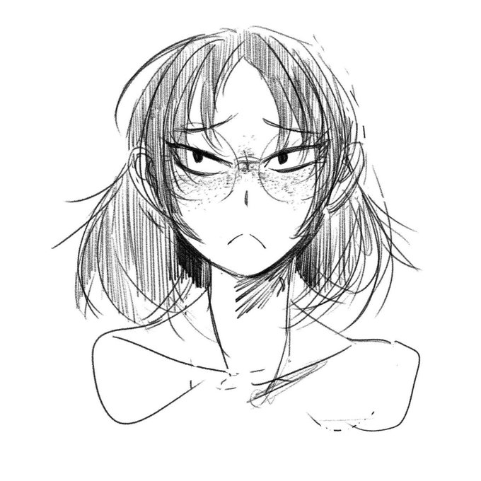 右と左で違ってるのがお分かりいただけるだろうか的な落書きこそっと 