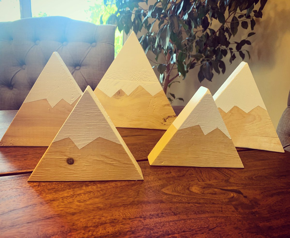 TessCharb's tweet photo. Weekend projects! Mountain blocks for little adventurers 🏔 #Explore #kindergarten https://t.co/WJWz743gzz